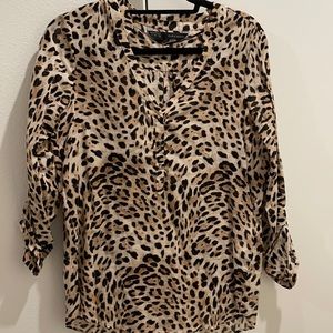 Zara animal prints top